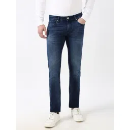 Peter England Blue Cotton Skinny Fit Jeans-picture-38