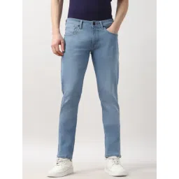 Peter England Blue Cotton Skinny Fit Jeans-picture-14