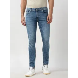Peter England Blue Cotton Slim Fit Jeans-picture-41