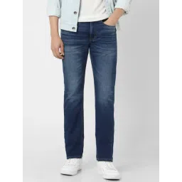 Peter England Blue Cotton Slim Fit Jeans-picture-39