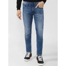 Peter England Blue Slim Fit Jeans-picture-42