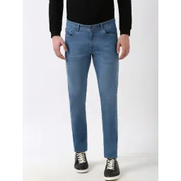 Peter England Blue Slim Fit Jeans-picture-28
