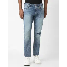 Peter England Blue Slim Fit Jeans-picture-35