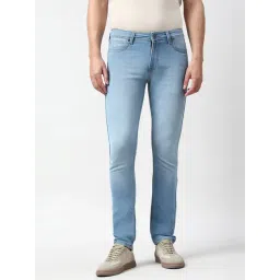 Peter England Blue Slim Fit Jeans-picture-33