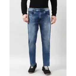 Peter England Blue Slim Fit Jeans-picture-32