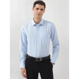 Peter England Blue Slim Fit Shirt-picture-39