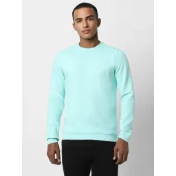 Peter England Blue Slim Fit Sweatshirt-picture-13