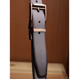 Peter England Brown & Black Leather Reversible Belt For Men-picture-15