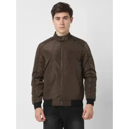 Peter England Brown Regular Fit Jacket-picture-45