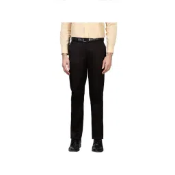 Peter England Brown Slim Fit Trousers-picture-42