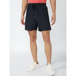 Peter England Casuals Navy Regular Fit Shorts-picture-22