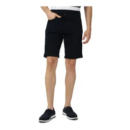Peter England Casuals Navy Regular Fit Shorts-picture-10