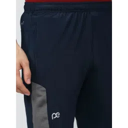 Peter England Casuals Navy Regular Fit Striped Shorts image 4