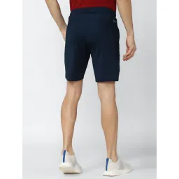 Peter England Casuals Navy Regular Fit Striped Shorts image 2
