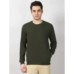 Peter England Green Regular Fit Sweatshirt-picture-18