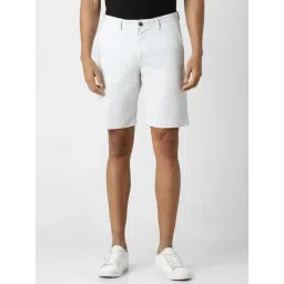 Peter England Grey Cotton Regular Fit Printed Shorts-picture-32