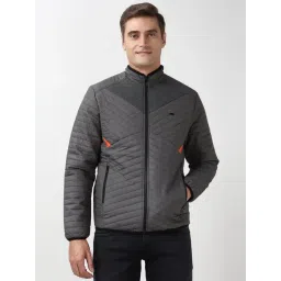 Peter England Grey Regular Fit Jacket-picture-29