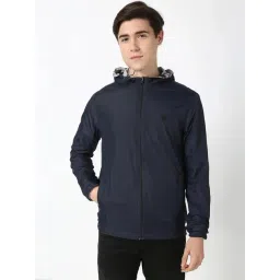 Peter England Grey Regular Fit Reversible Jacket image 4