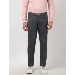 Peter England Grey Slim fit Solid Casual Jeans-picture-40