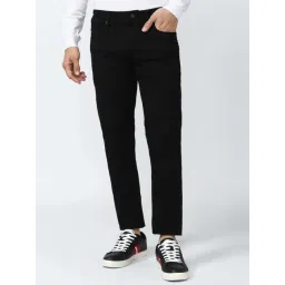 Peter England Jeans Black Regular Fit Jeans-picture-29