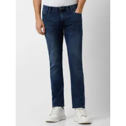 Peter England Jeans Midnight Blue Slim Fit Jeans-picture-33