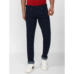 Peter England Jeans Navy Skinny Fit Jeans-picture-25