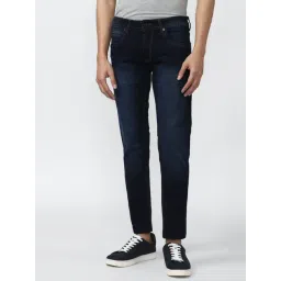 Peter England Jeans Navy Skinny Fit Jeans-picture-44