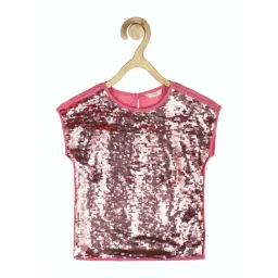 Peter England Kids Pink Embellished Top-picture-10