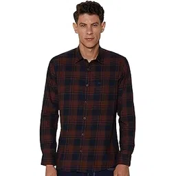 Peter England Large Checkered Cotton Shirt for Men – Full Sleeves, Smart Casual-picture-34