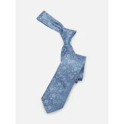 Peter England Light Blue Embroidered Tie-picture-29