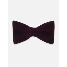 Peter England Maroon Solid Bow Tie-image-24