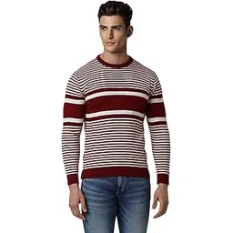 peter england Men Acrylic Crew Neck Sweater-picture-14