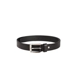 Peter England Men Black Textured Leather Formal Belt-picture-23