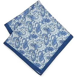 peter england Men Blue Pocket Square-picture-12