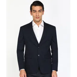 peter england Men Checkered Single Breasted Casual Blazer-picture-15