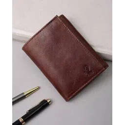 peter england Men Embossed Logo Bi-Fold Wallet-picture-10
