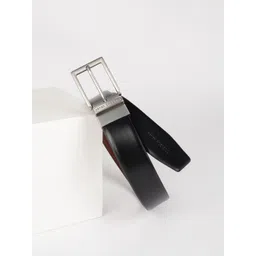 Peter England Men Leather Reversible Formal Belt-picture-24