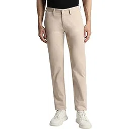 peter england Men Mid Rise Casual Slim Fit Pants-picture-43