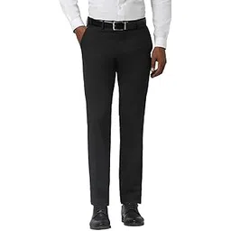 peter england Men Mid Rise Regular Fit Pants-picture-30