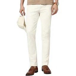 peter england Men Mid Rise Super Slim Fit Casual Trouser Chinos-picture-11