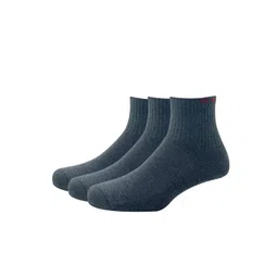 Peter England Men Pack of 3 Black Ankle Length Socks-picture-10