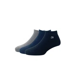 Peter England Men Pack Of 3 Solid Ankle-Length Socks-picture-20