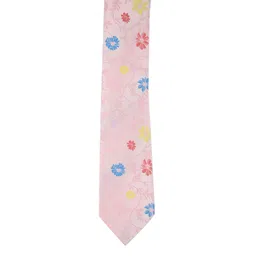 Peter England Men Pink & Blue Woven Design Accessory Gift Set-picture-12