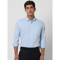 Peter England Men Printed Slim Fit Opaque Formal Shirt-picture-22