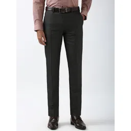 Peter England Men Printed Slim Fit Trousers-picture-32