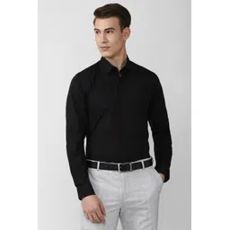 peter england Men Regular Fit Solid Spread Collar Formal Shirt-picture-35