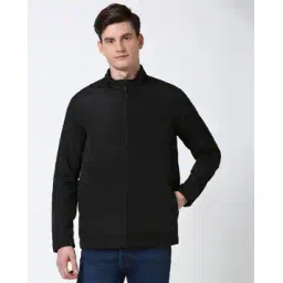 peter england Men Regular Fit Zip-Front Puffer Jacket-picture-20