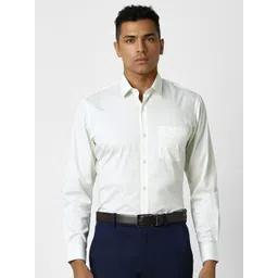 Peter England Men Slim Fit Floral Opaque Printed Formal Shirt-picture-25