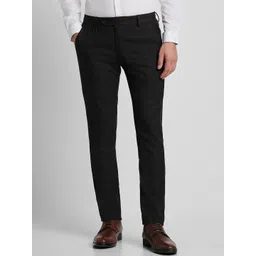 Peter England Men Slim Fit Formal Trousers-image-48