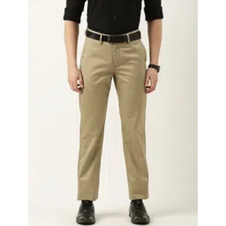 Peter England Men Slim Fit Formal Trousers-picture-22